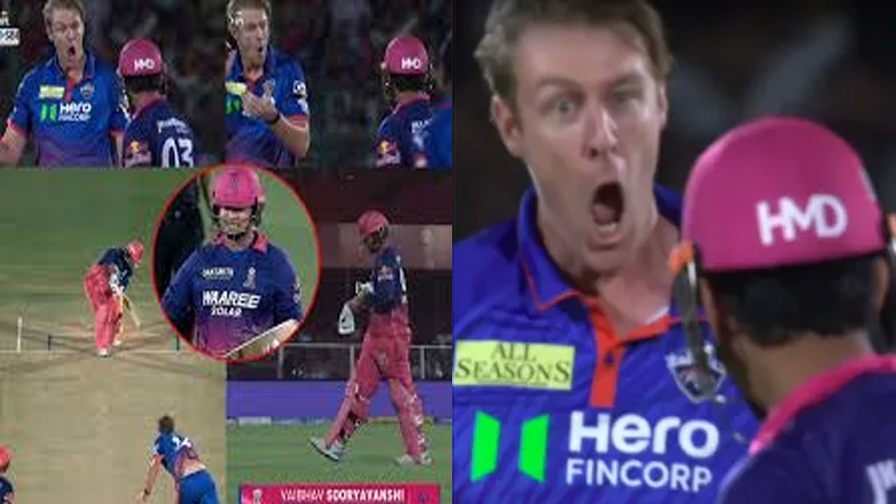 Kyle Jamieson: 15 ఏళ్ల కుర్రాడిపై అంత ఆవేశమేంటి భయ్యా.. వైభవ్‌ను అవుట్ చేసి జేమీసన్ అతి.. నెటిజన్ల ఫైర్!