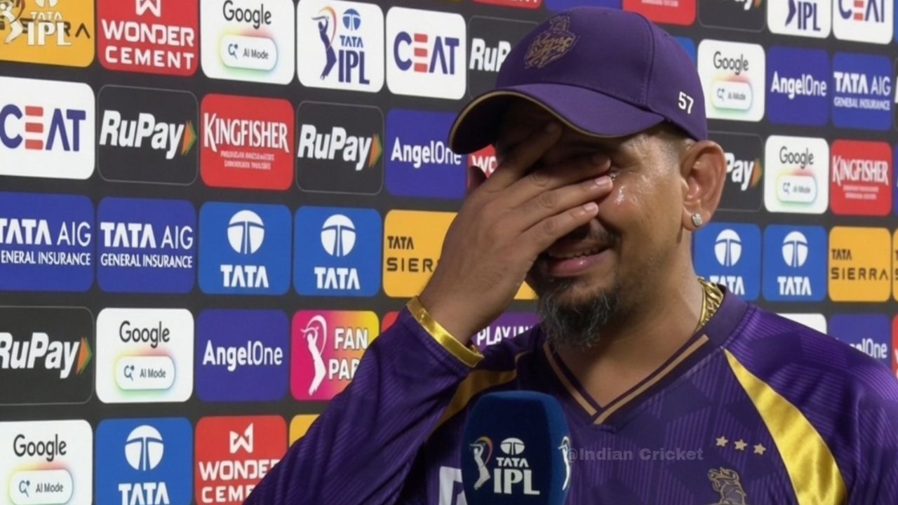 sunil narine emotional after 200th ipl match as kkr beat gujarat titans
