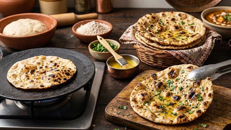 Tandoori Roti Recipe: తందూర్ లేకుండానే ధాబా స్టైల్ తందూరీ రోటీ.. ఇంట్లోనే సులభంగా తయారు చేసే చిట్కా!