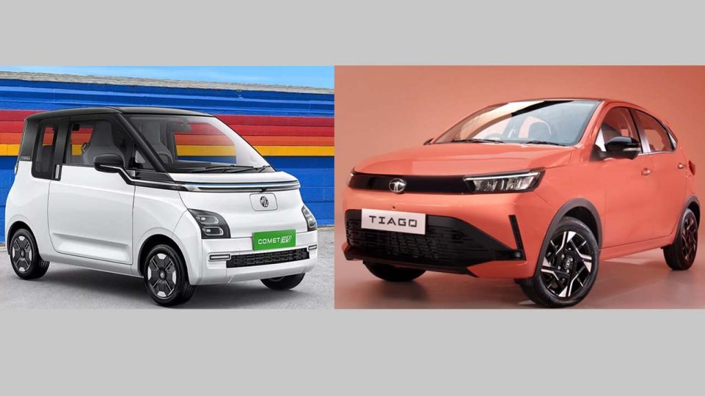 Tata Tiago Ev Vs Mg Comet E