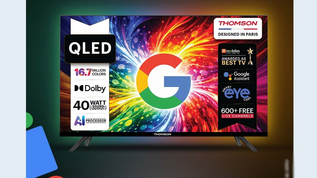 Thomson QLED Smart TV: ఇంట్లోనే థియేటర్ లాంటి అనుభూతి.. క్యూఎల్ఈడీ స్మార్ట్ టీవీ చౌక ధరతో విడుదల