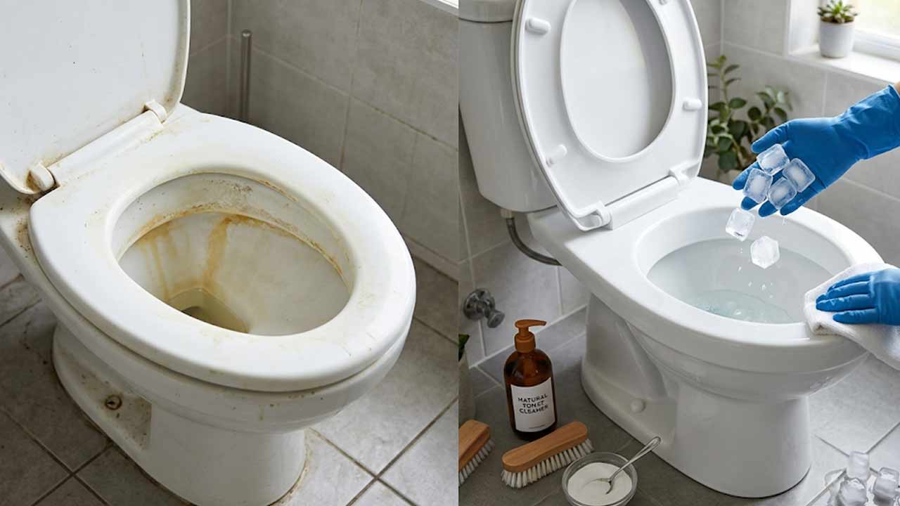 Toilet Cleaning Tips: టాయిలెట్ సీటుపై జిడ్డు మరకలు పోవట్లేదా..? నిమిషాల్లో మెరిసేలా చేసే చిట్కాలు ఇవే..
