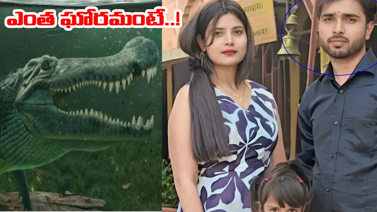 UP: అత్తగారి అంత్యక్రియల్లో ఘోరం.. నదిలో చేతులు కడుక్కుంటుండగా భారీ మొసలి హఠాత్తుగా..!