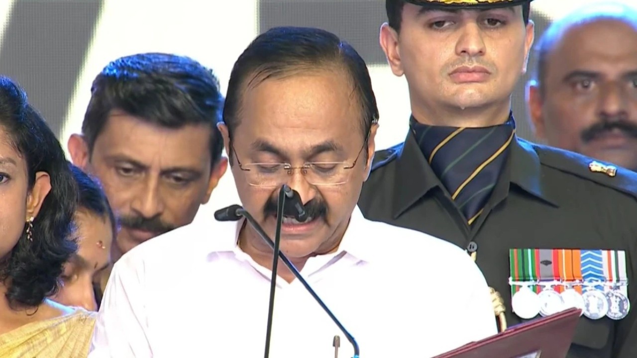 who is vd satheesan sworn in as kerala chief minister congress leader vds takes oath