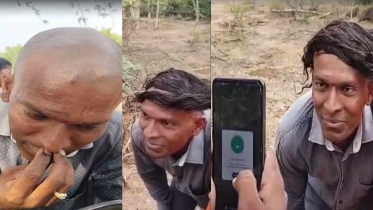 Worker Funny Idea : గుండు తెచ్చిన తంటా.. జుట్టుతో భలే ఐడియా వేసిన వ్యక్తి..!