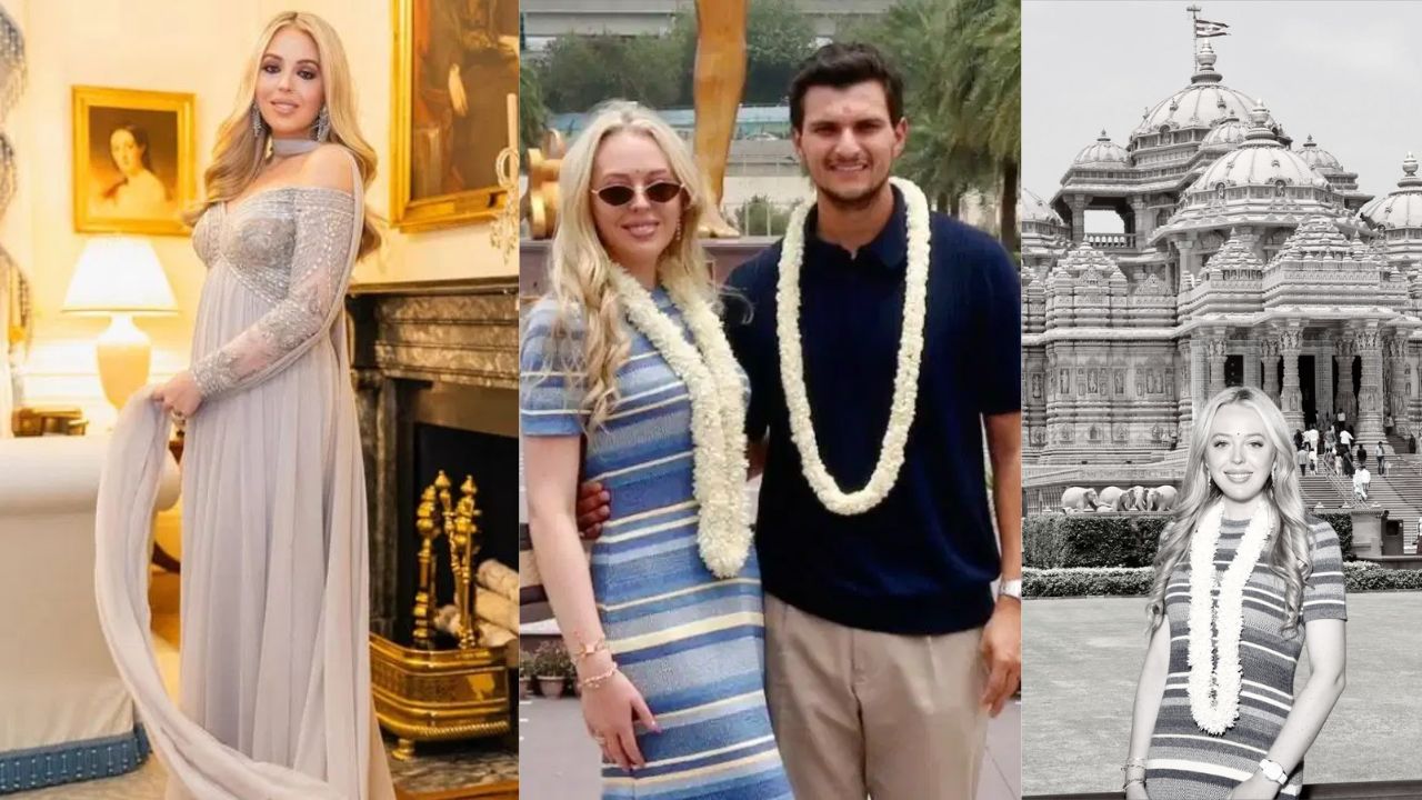 tiffany trump india visit taj mahal akshardham temple