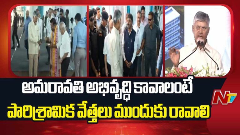 CM Chandrababu: పారిశ్రామికవేత్తలకు సీఎం చంద్రబాబు పిలుపు.. అమరావతి అభివృద్ధికి ముందుకు రావాలి