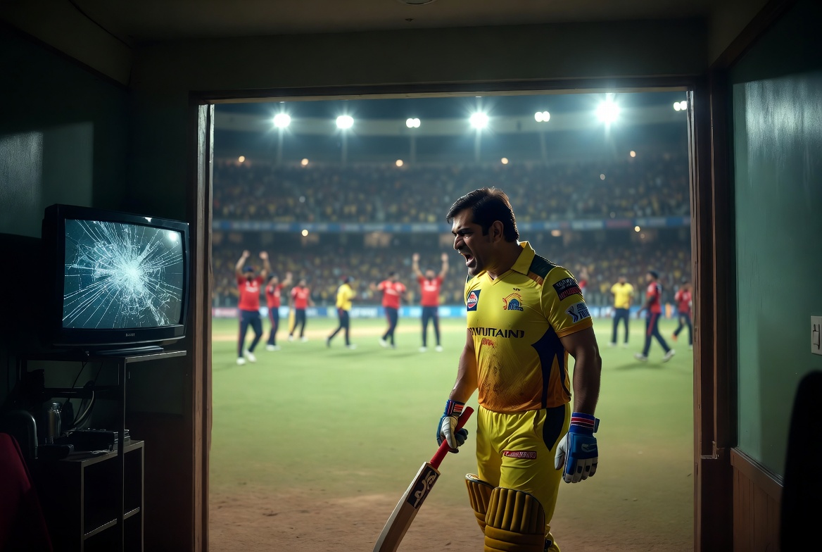 ms dhoni broke tv after csk loss harbhajan singhs shocking revelation goes viral