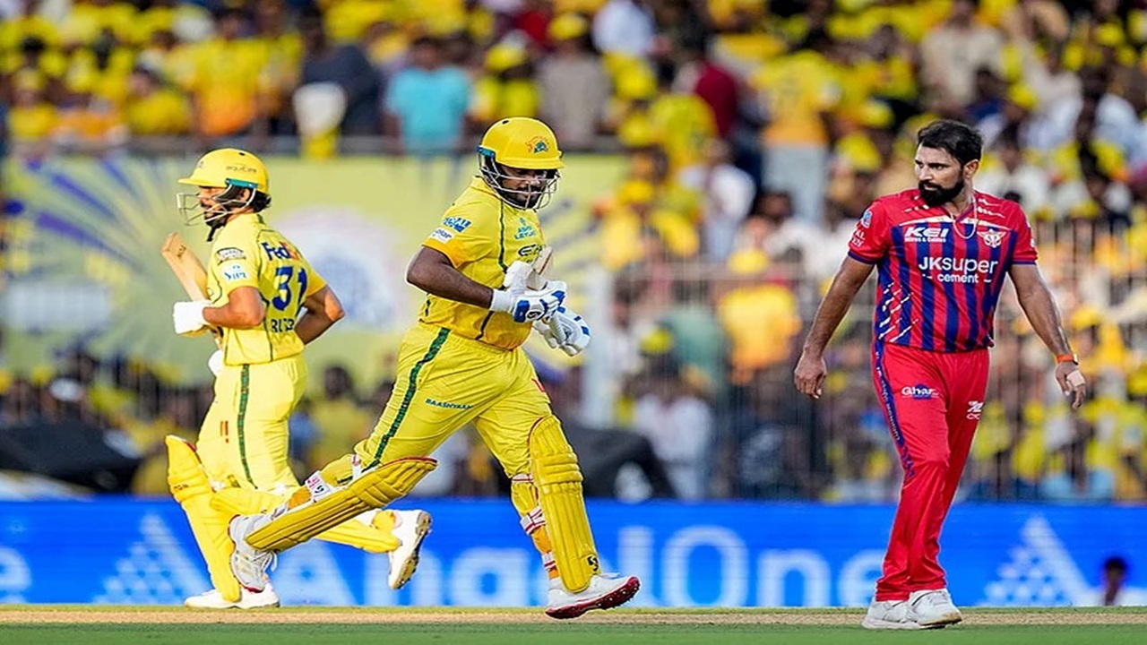 ipl 2026 csk vs lsg match 59 kartik sharma batting score