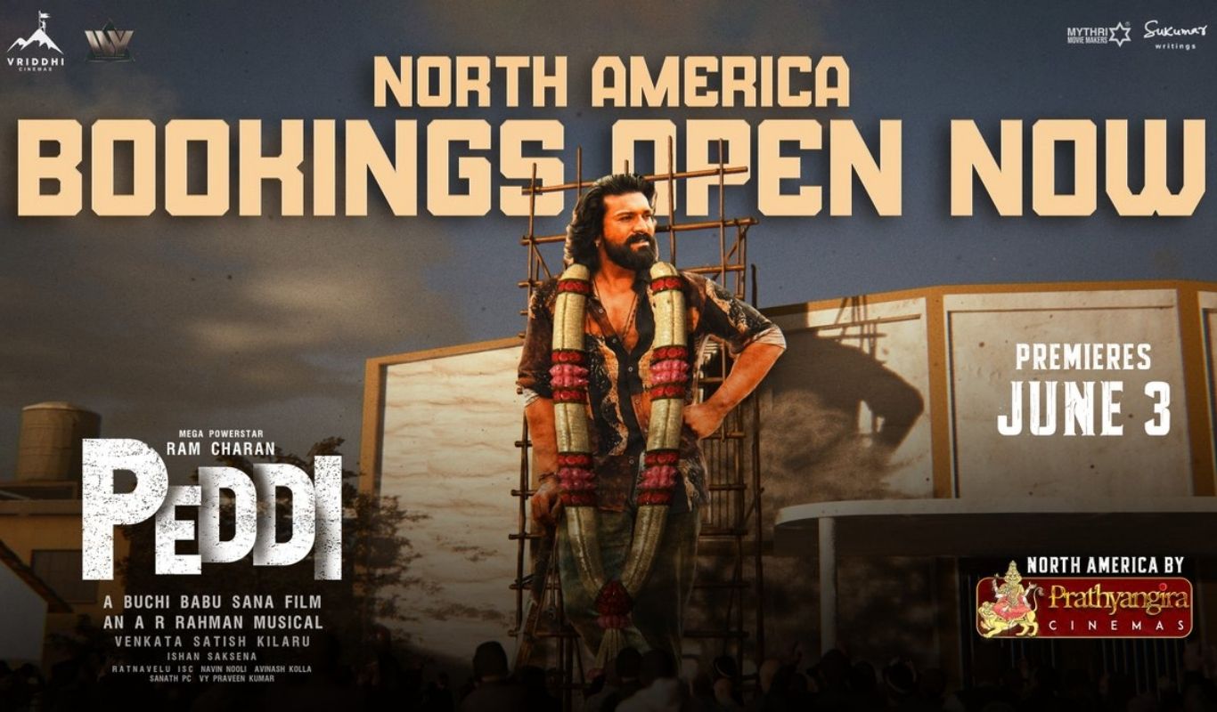 PEDDI North America Bookings : పెద్ది ఓవర్సీస్.. నార్త్ అమెరికా బుకింగ్స్ ఓపెన్.. 30 నిమిషాల్లో ఊచకోత