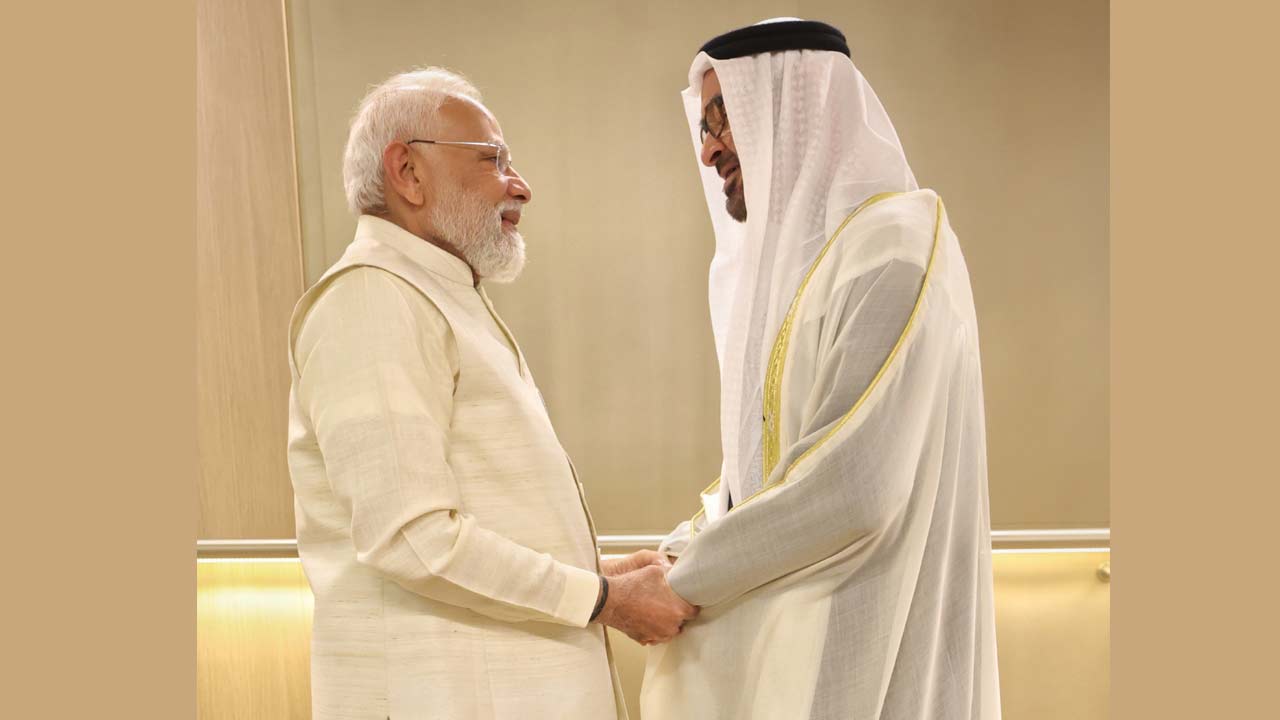 uae president sheikh mohamed bin zayed met with pm modi key agreements were reached