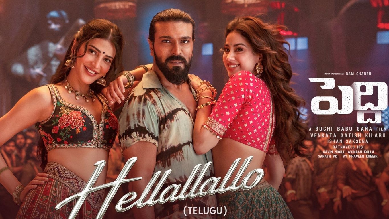 mixed response to hellallallo song from ram charans peddi