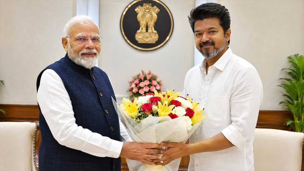 Tamil Nadu Cm Vijay Pm Modi