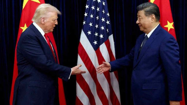 Trump China Visit: చైనాలో ల్యాండైన ట్రంప్.. అగ్ర దేశాల భేటీపై ప్రపంచ దృష్టి..