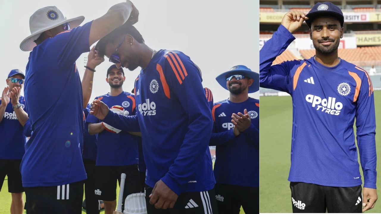 afg vs ind test manav suthar makes debut as india opts to bat first in new chandigarh