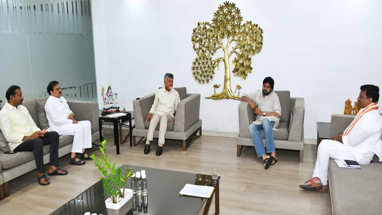 ap nda finalizes rajya sabha seat sharing launches campaign on two years of governance