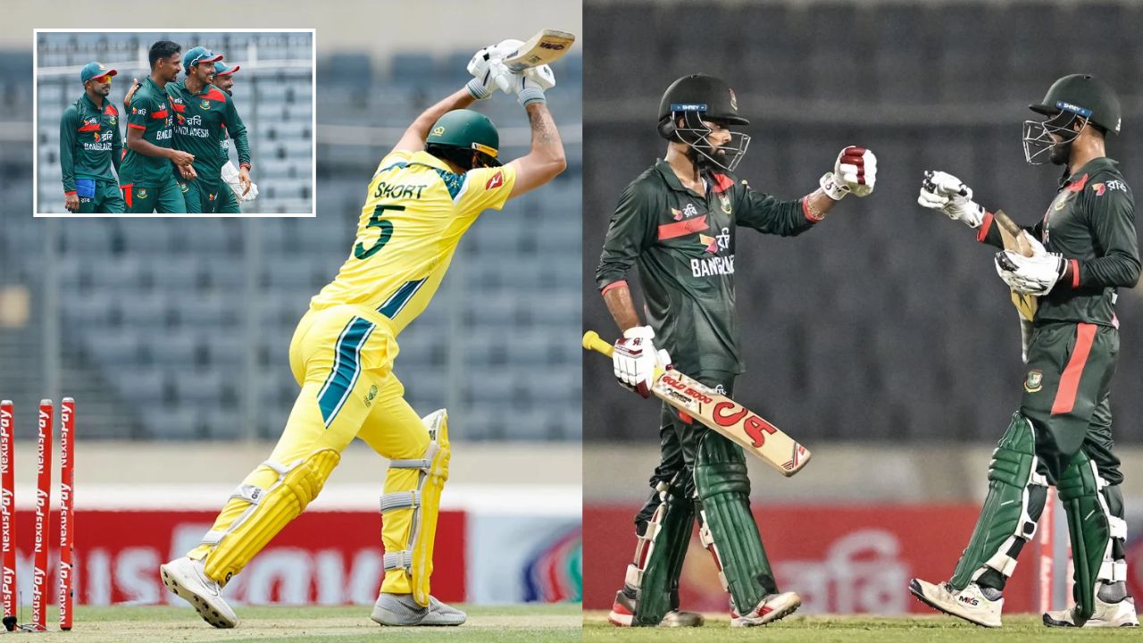 aus vs ban 2nd odi bangladesh clinch historic odi series win over australia with 5 wicket victory