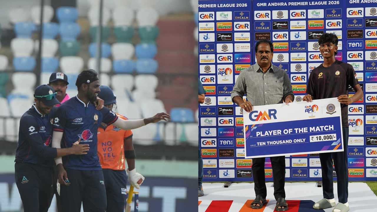 amaravati royals crush tungabhadra warriors by 6 wickets in apl 2026