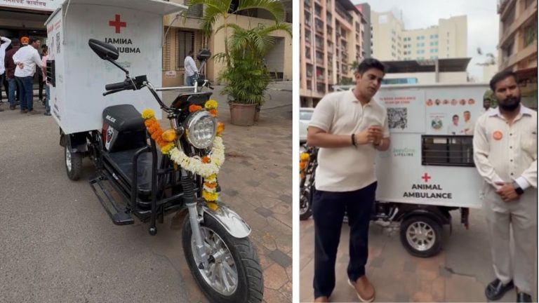 Animal Ambulance: జంతువుల ప్రాణాలు కాపాడేందుకు తొలి EV బైక్ అంబులెన్స్ షురూ.!
