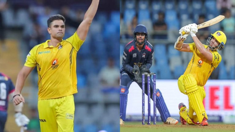 Arjun Tendulkar విధ్వంసం.. ఆల్‌రౌండ్ షోతో వన్ మ్యాన్ షో.!
