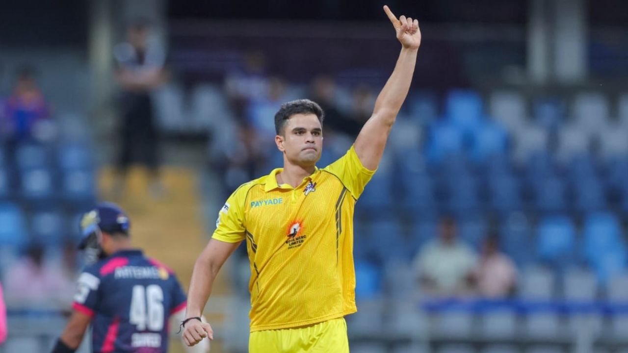 arjun tendulkars heartwarming gesture goes viral after young fan gets hit by six