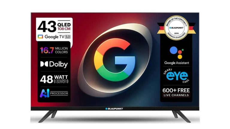 Blaupunkt QLED TV: థియేటర్ లాంటి అనుభవం.. Google TV 5.0తో బ్లాపంక్ట్ కొత్త QLED స్మార్ట్ టీవీలు.. చౌక ధరకే