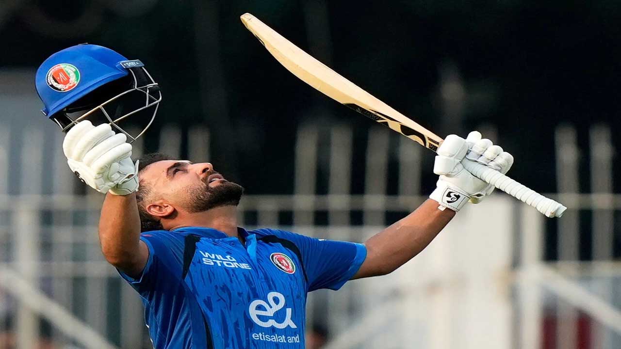 ind vs afg 3rd odi hashmatullah shahidi historic century against india