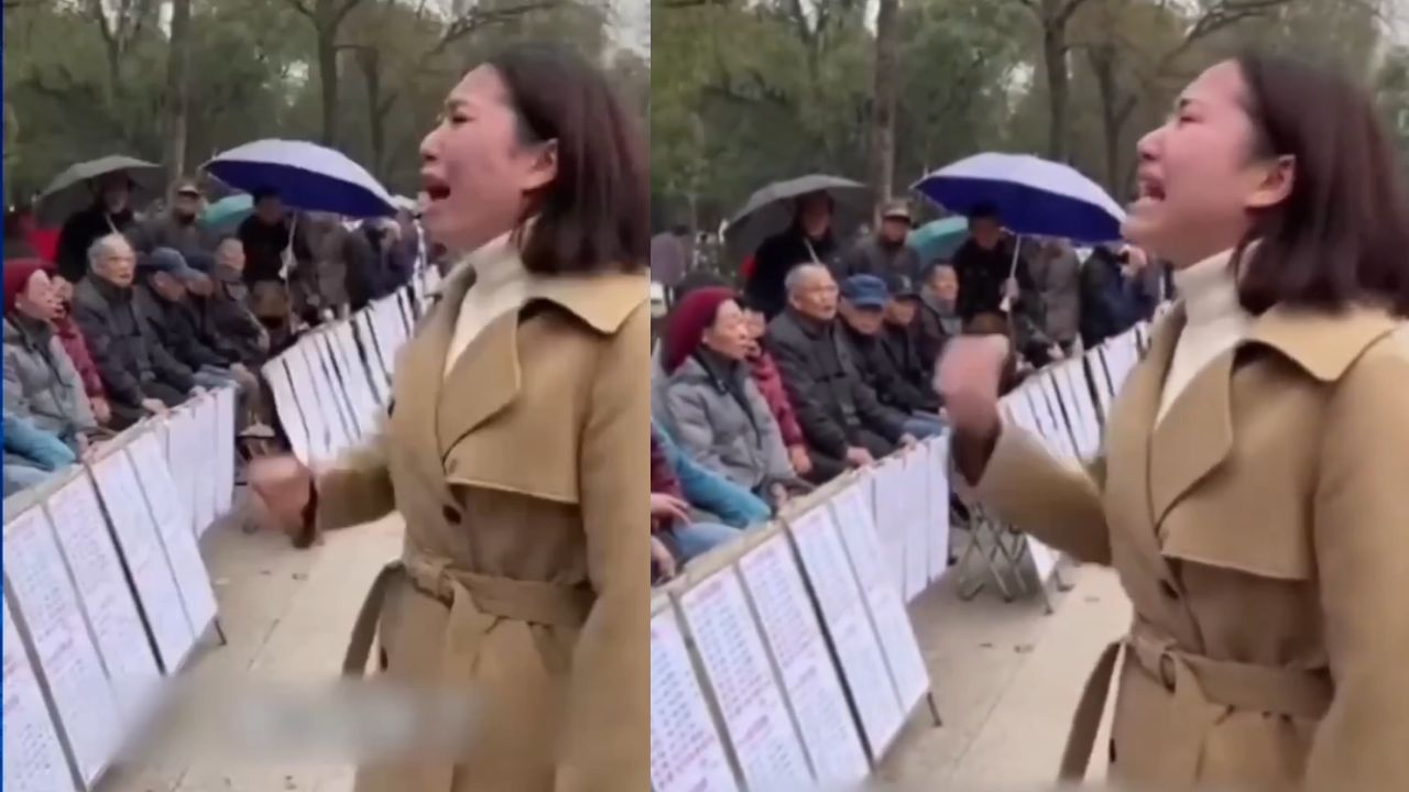 successful chinese woman cries for marriage viral video