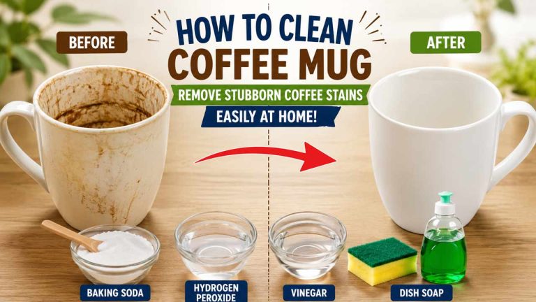 Coffee Mug Cleaning Tips: కాఫీ మగ్ క్లీనింగ్‌కు సూపర్ టిప్స్.. నిమిషాల్లో కొత్తదానిలా మెరిపించండి!
