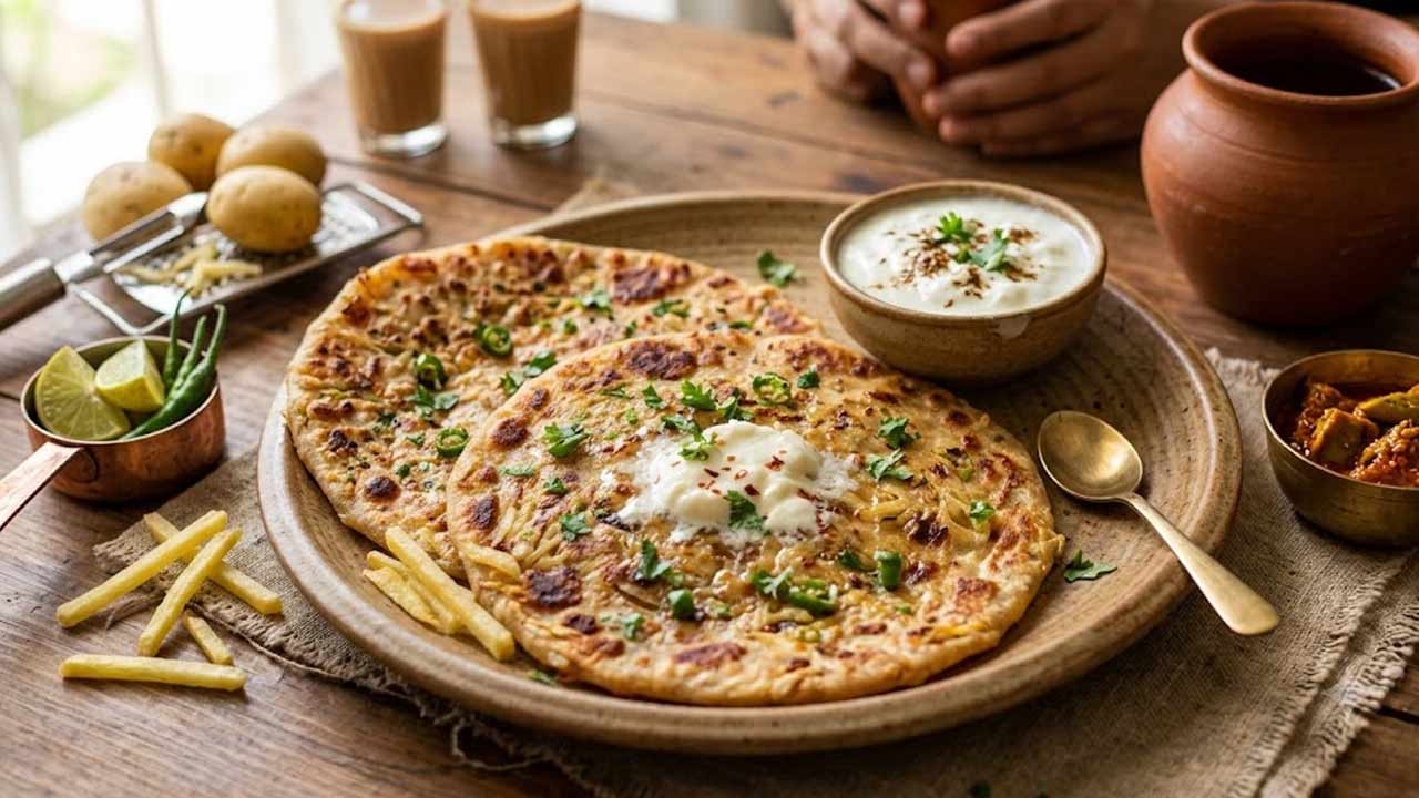 Crispy Raw Potato Paratha Recipe: ఉడికించిన బంగాళదుంపలు అవసరం లేదు.. పచ్చి ఆలూతో నిమిషాల్లో కరకరలాడే పరాఠా తయారీ ఇలా!