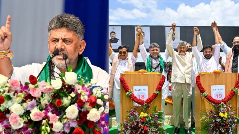 DK Shivakumar: తుంగభద్ర వేదికగా నీటి ఐక్యత సందేశం ఇచ్చిన డీకే శివకుమార్