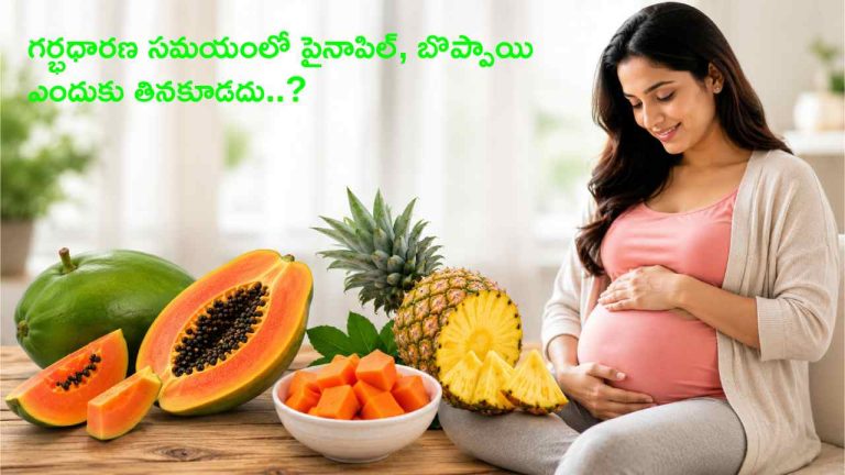 Early Pregnancy Diet: గర్భంతో ఉన్న వారు బొప్పాయి, పైనాపిల్ తినకూడదు ఎందుకు..? కారణం ఇదే..