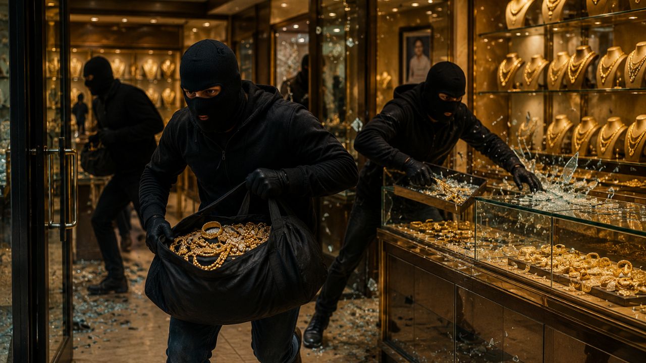 ghaziabad 4 crore jewelry heist man robs shop for marriage