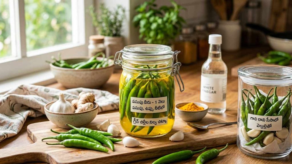 Green Chillies Storage Tips