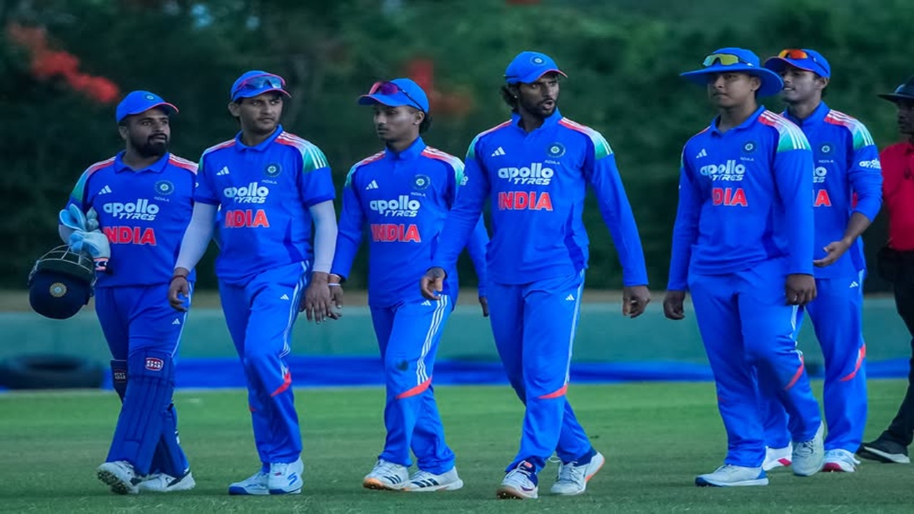 india a vs afghanistan a tri nation series dls match result