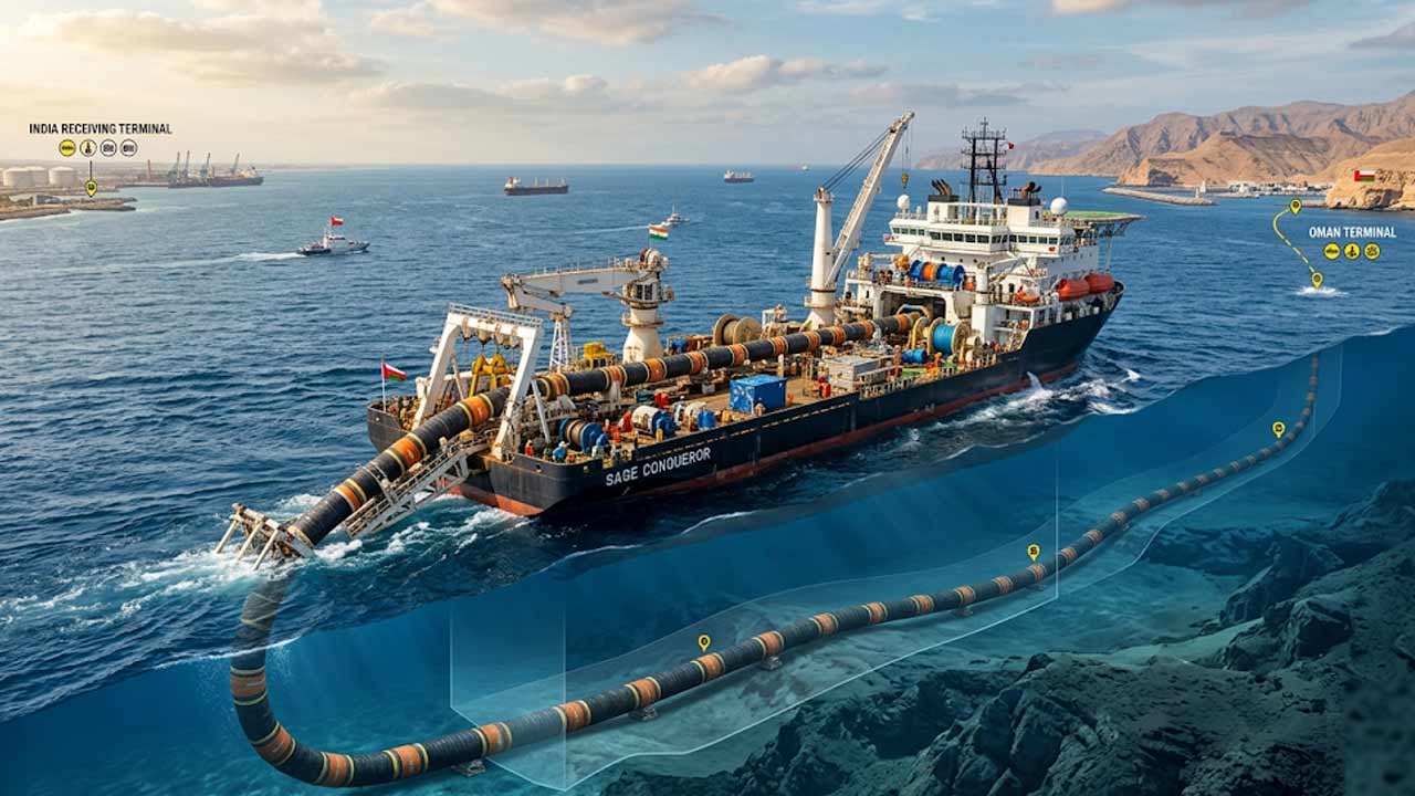 india oman undersea gas pipeline project major step to reduce dependence on strait of hormuz