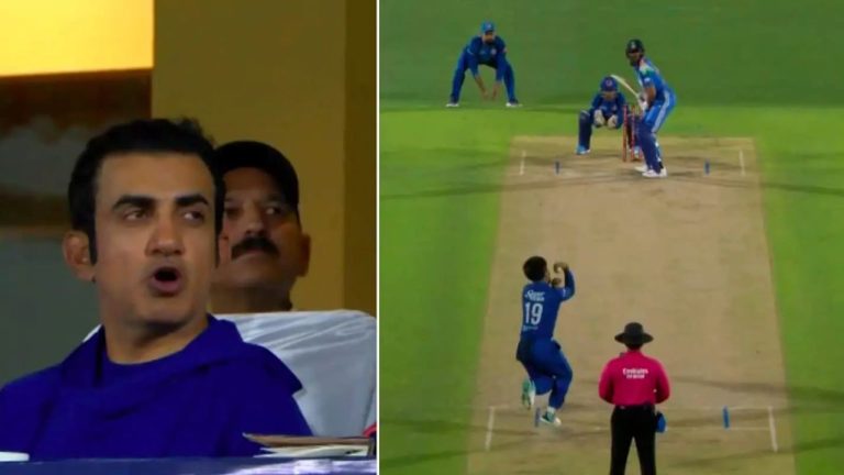 Gautam Gambhir: అబ్బబ్బా ఏం షాట్ అది.. బిత్తరపోయిన గౌతమ్ గంభీర్.. వీడియో వైరల్!