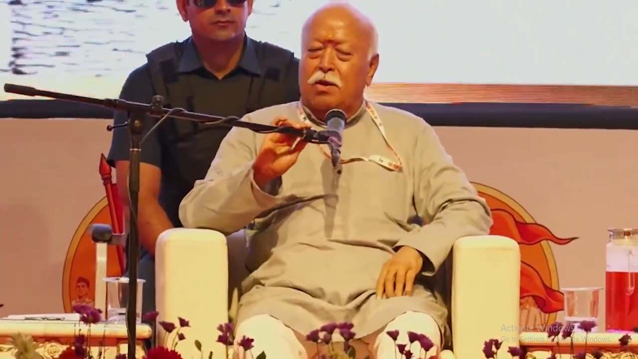 mohan bhagwat rss largest voluntary organisation most misunderstood kerala centenary event