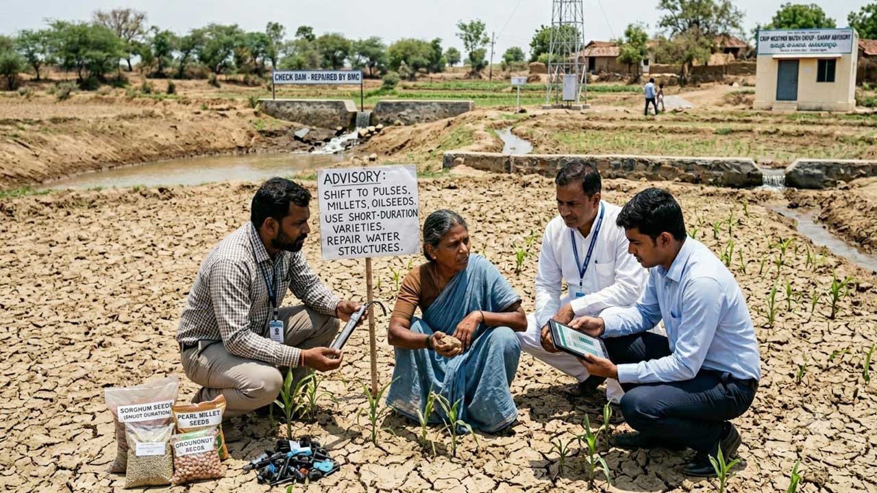 india kharif crop plan el nino monsoon deficit