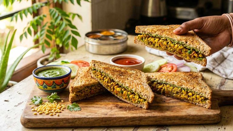 High-Protein Moong Dal Sandwich Recipe: ప్రోటీన్ పవర్‌తో పెసరపప్పు శాండ్‌విచ్.. రుచి, ఆరోగ్యం రెండూ ఒకే వంటకంలో