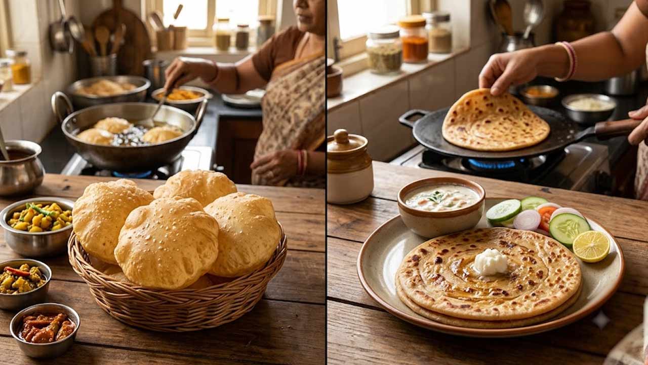Poori vs Paratha: పూరీ Vs పరాఠా.. దేనితో ఆరోగ్యానికి ఎక్కువ ప్రమాదం..? తప్పక తెలుసుకోవాల్సిన నిజాలు