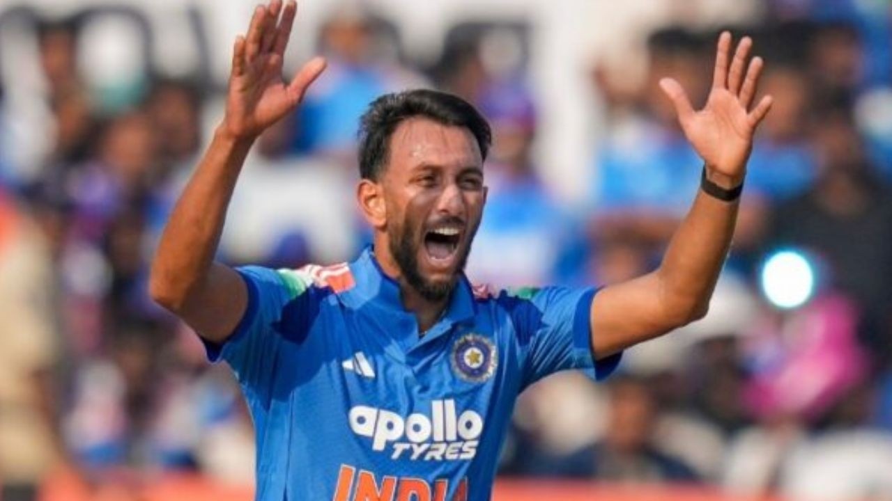 prasidh krishna creates history first indian to take odi five wicket haul at chepauk