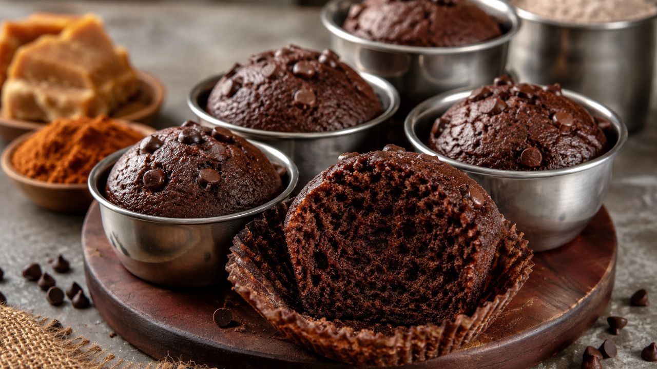 Ragi Bellam Cake: చిన్న గిన్నెల్లోనే ఎగ్‌లెస్ రాగి బెల్లం కప్ కేక్స్.. హెల్తీ అండ్ టేస్టీగా ఇలా చేసుకోండి!