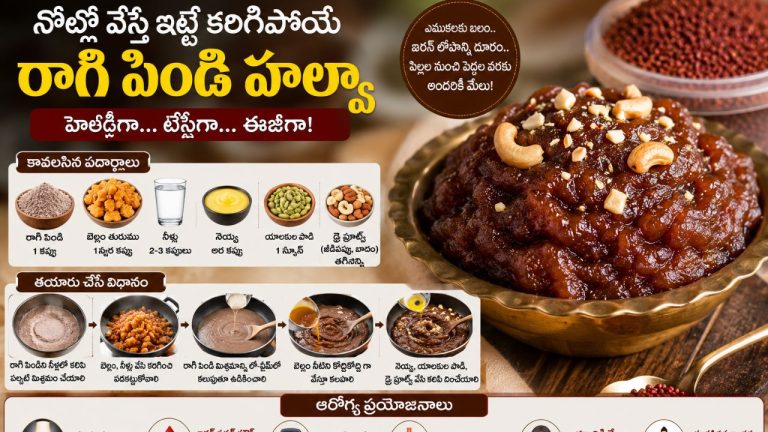 Ragi Halwa: ముప్పై దాటిన మహిళల హెల్త్ కోసం బెస్ట్ స్వీట్.. రాగి పిండితో నోరూరించే హెల్దీ హల్వా!
