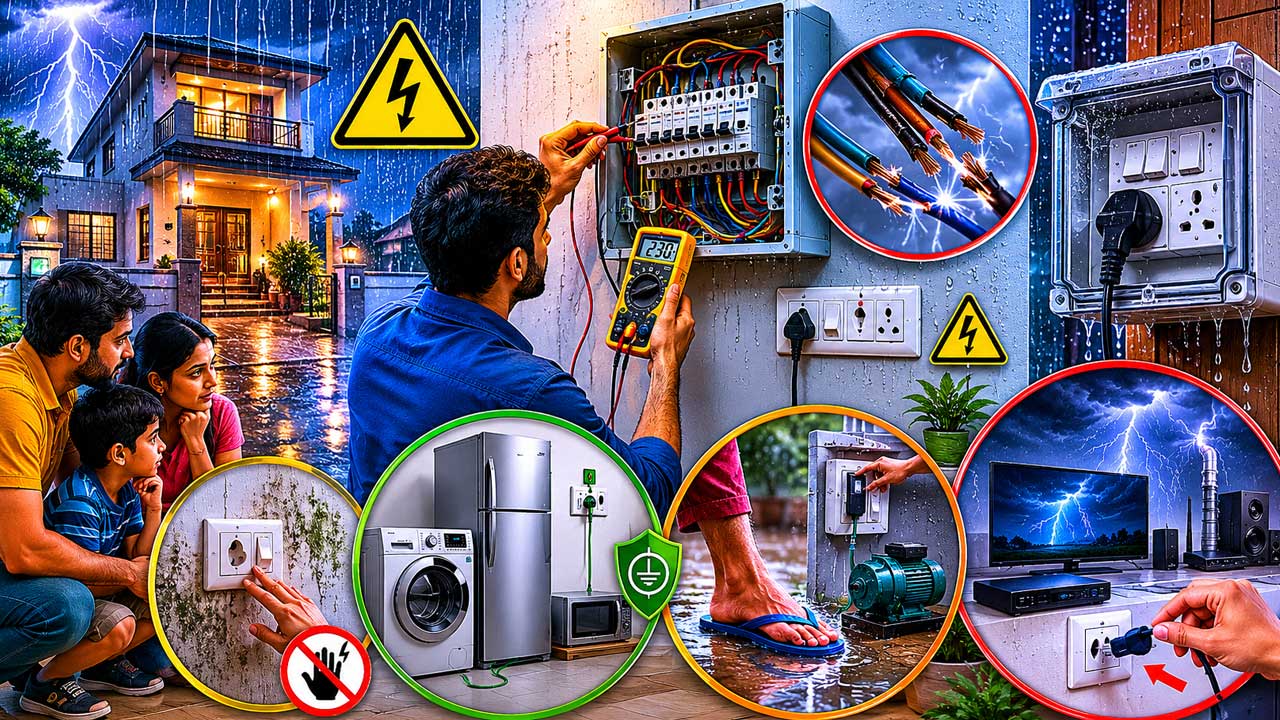 rainy season electrical wiring safety tips