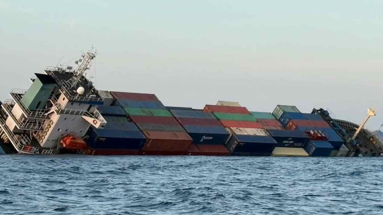oman coast incident 14 indian crew rescued after ship sinks
