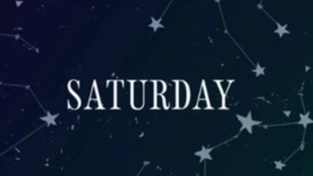 Saturday Horoscope