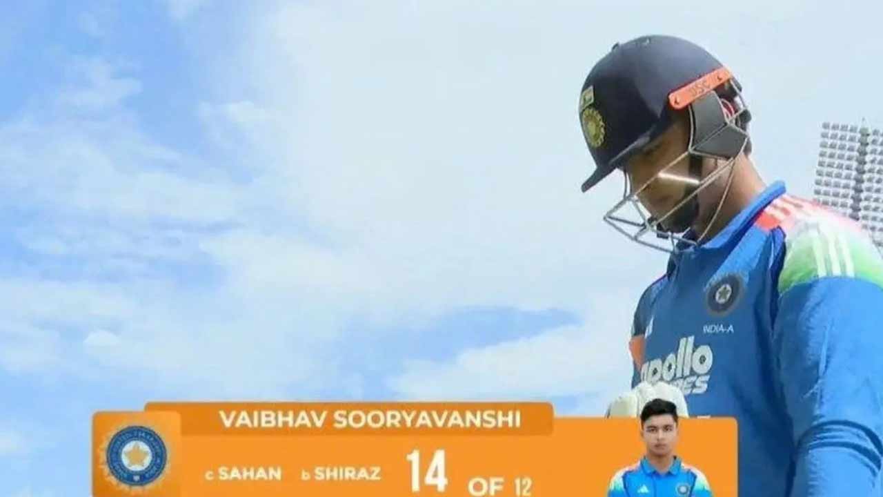 vaibhav sooryavanshi learns valuable lesson on list a debut patience over aggression