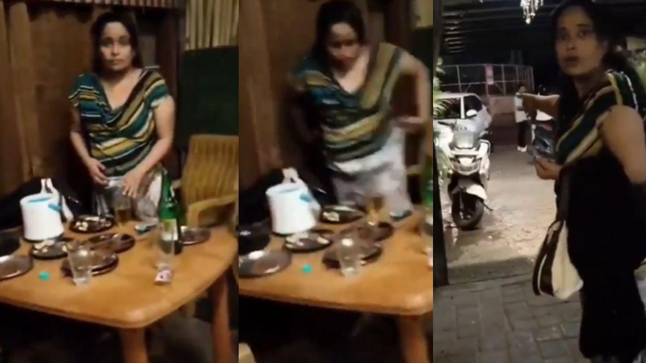 viral video woman urinates in dining area of dhaba sparks outrage on social media