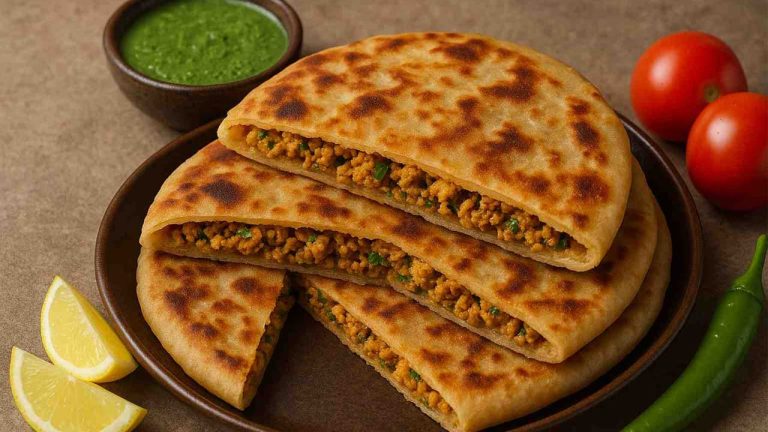 Chicken Keema Paratha Recipe: యమ్మీ.. యమ్మీ.. చికెన్‌ కీమా పరోటా.. సింపుల్‌గా ఇలా ఇంట్లోనే చేసుకోండి..!